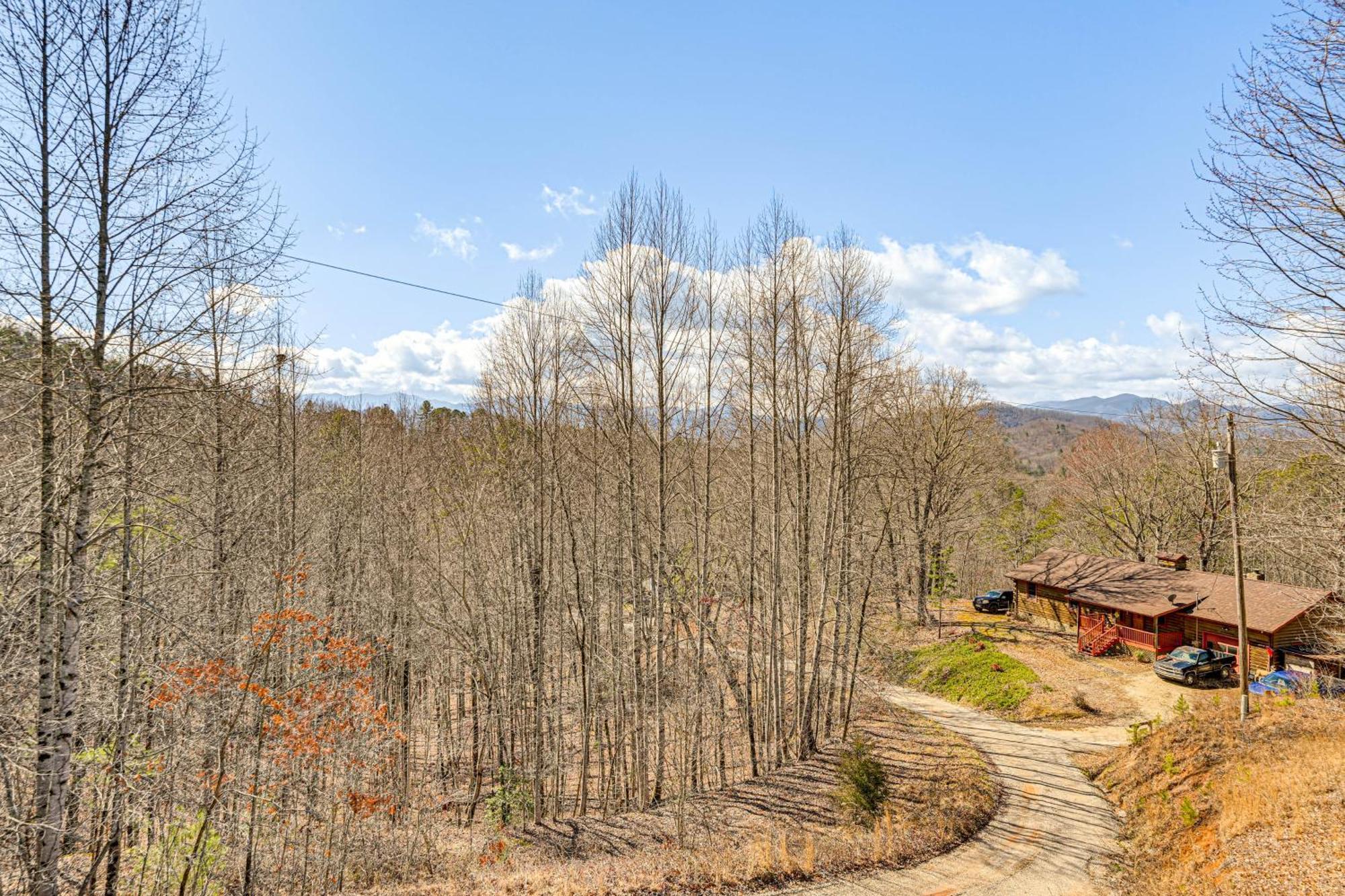 Bryson City Cabin With Hot Tub, Views And Pool Table! Kültér fotó